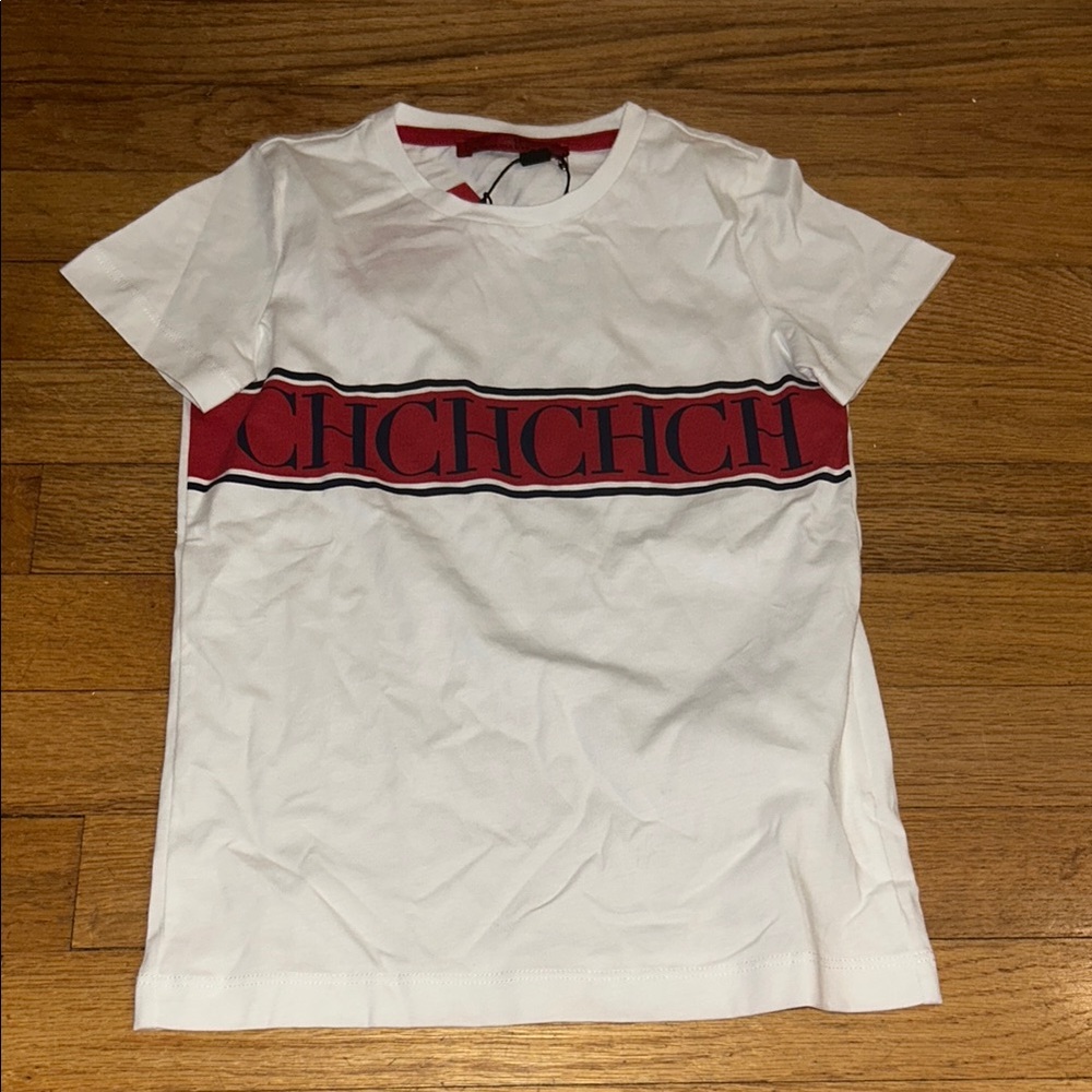 Ch Carolina Herrera ch logo T-shirt NWT size 6